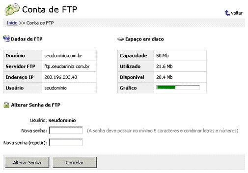 hospedagem de sites