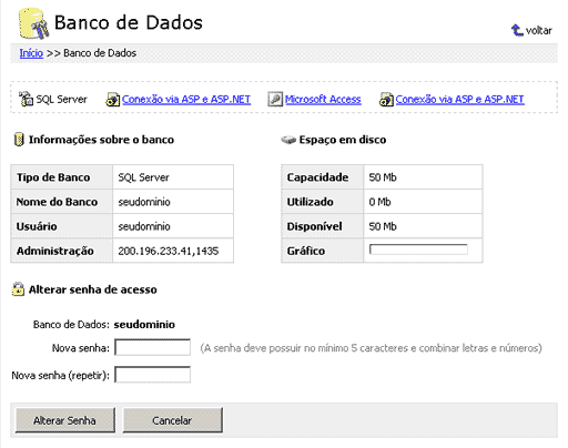 hospedagem de sites